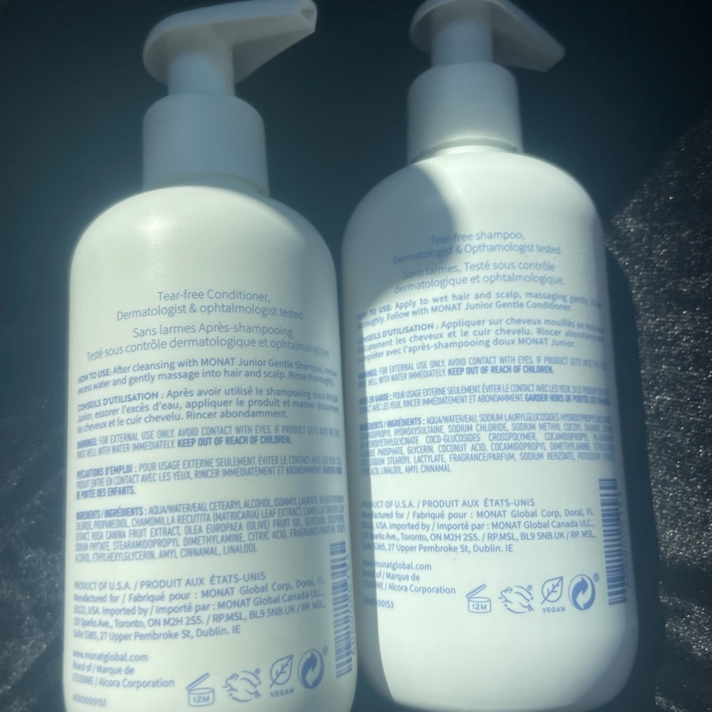 Monat Junior Gentle Shampoo and Conditioner Set - White - Picture 3 of 4